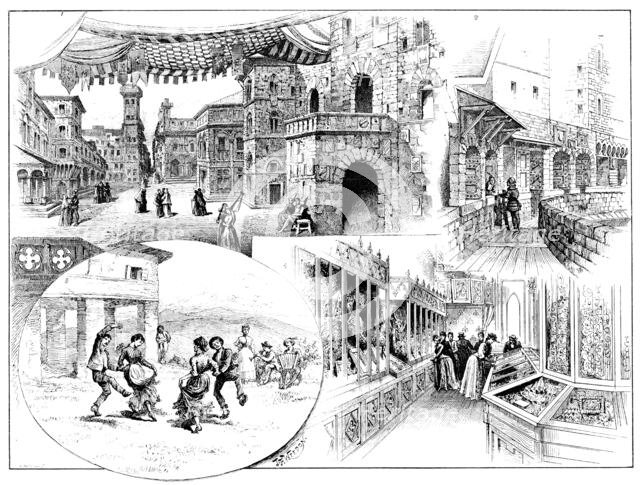 The Beatrice Exhibition at Florence, 1890. Creator: Carl Hentschel.