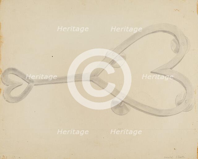 Trivet, c. 1936. Creator: Donald Streeter.