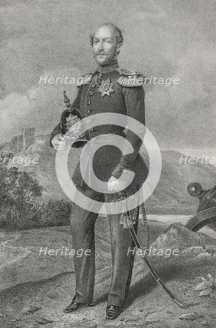 Frederick Francis II, (1823-1883), Grand Duke of Mecklenburg-Schwerin (1842-1883), 1852. Creator: Julio Donón.