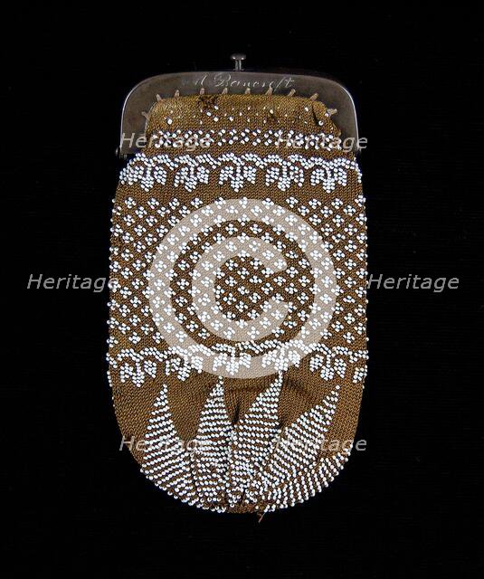 Coin purse, American, 1820-40. Creator: Unknown.