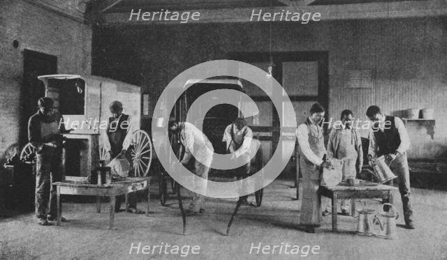 The paint shop, 1904. Creator: Frances Benjamin Johnston.