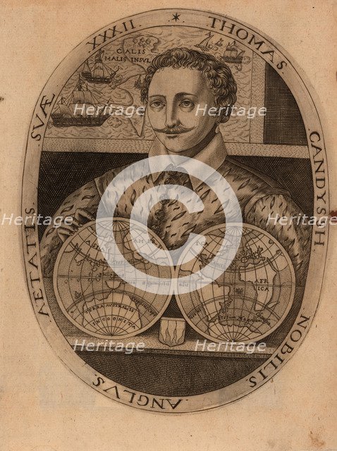 Portrait of Sir Thomas Cavendish (1560-1592), 1596. Creator: Anonymous.