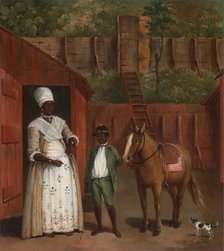A Mother with her Son and a Pony, ca. 1775. Creator: Agostino Brunias.