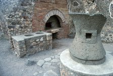 Bakery in Pompeii, 1st century. Artist: Unknown
