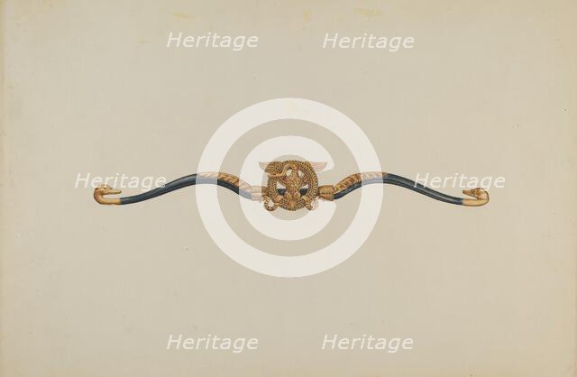 Window Cornice, 1935/1942. Creator: Henry Murphy.