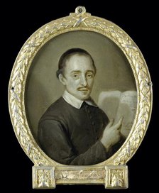 Portrait of Tieleman Jansz van Bracht, Clergyman and Poet in Dordrecht, 1723-1771. Creator: Jan Maurits Quinkhard.
