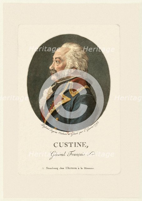 Comte Adam Philippe de Custine (1740-1793), 1793.