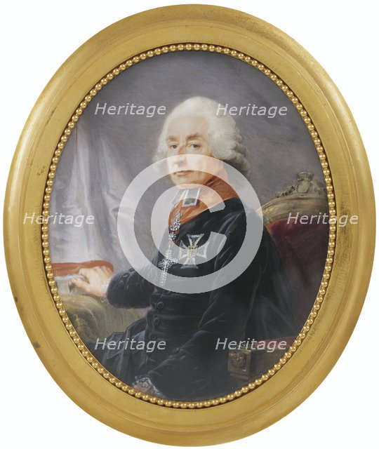 Portrait of Friedrich Karl Joseph Reichsfreiherr von Erthal (1719-1802), 1789. Artist: Füger, Heinrich Friedrich (1751-1818)