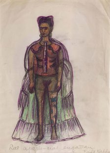 Appearances Can Be Deceiving. Page from Frida Kahlo's diary, 1934. Creator: Kahlo, Frida (1907-1954).