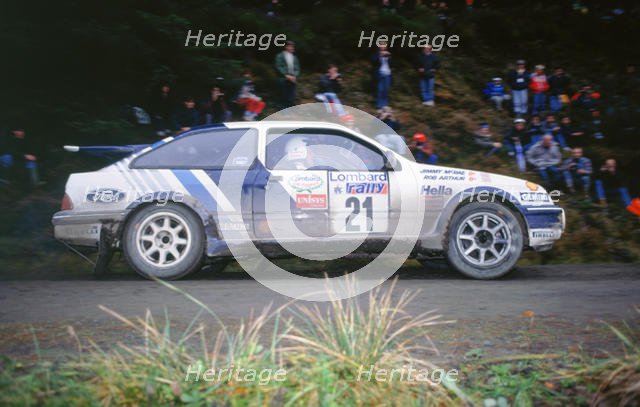 Ford Sierra RS Cosworth, Jimmy McRae 1989 RAC Rally. Creator: Unknown.