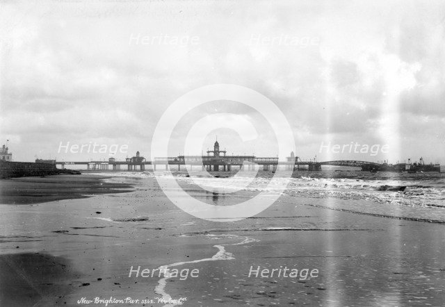 New Brighton Pier, Wallasey, Cheshire, 1890-1910. Artist: Unknown