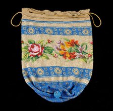 Pouch, American, third quarter 19th century. Creator: Unknown.