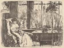 The Broad Curtain, 1918. Creator: Frederick Childe Hassam.