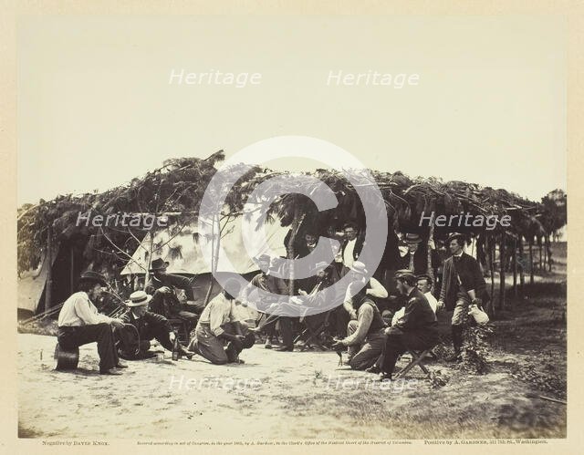 A Fancy Group, in Front of Petersburg, August 1864. Creator: David Knox.