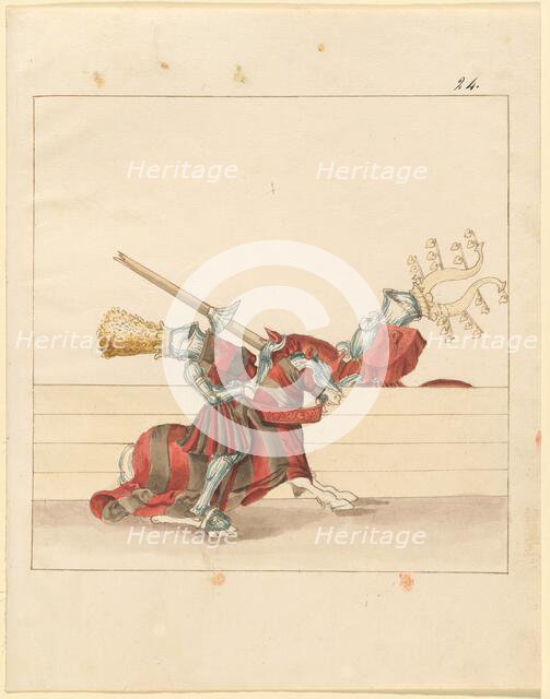 Freydal, The Book of Jousts and Tournament of Emperor Maximilian I: Combats..., Plate 110, c1515. Creator: Unknown.