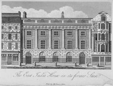 East India House, Leadenhall Street, City of London, 1800. Artist: Anon