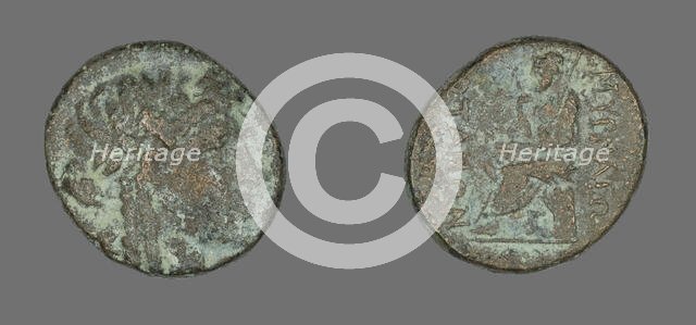 Coin Depicting the God Apollo, 2nd century BCE. Creator: Unknown.