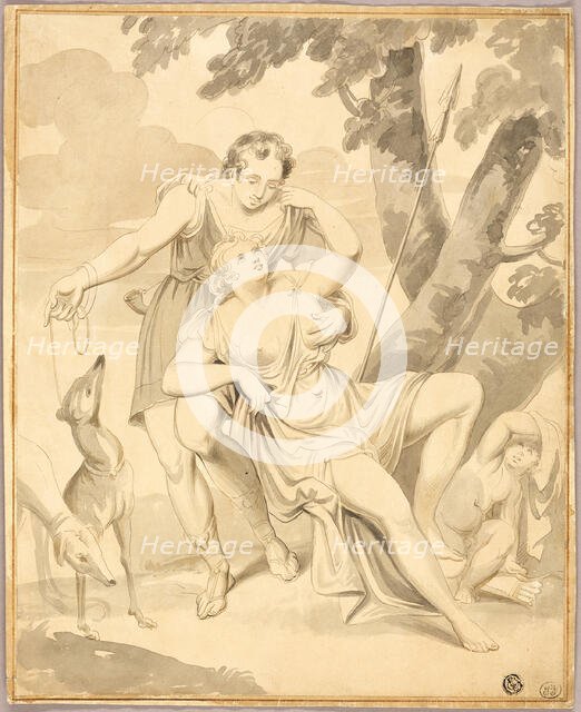 Venus and Adonis, n.d. Creator: Unknown.