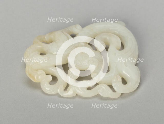 Coiled Dragon, late Ming (1368-1644) or early Qing dynasty (1644-1911), 17th century. Creator: Unknown.