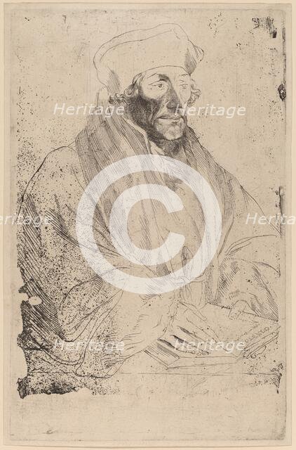 Erasmus of Rotterdam, probably 1626/1641. Creator: Anthony van Dyck.