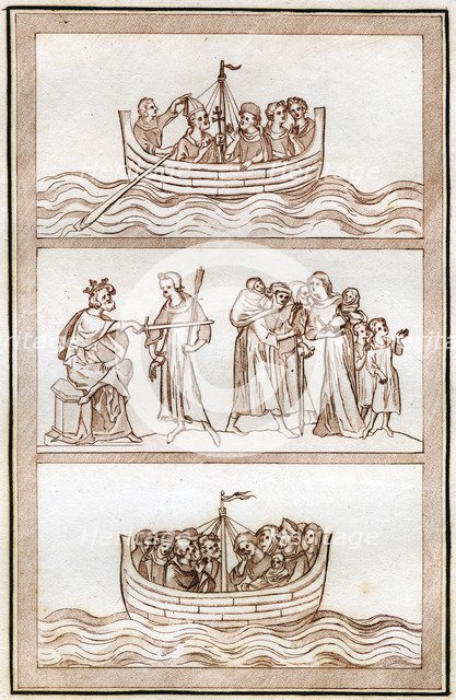 The Life of Thomas Becket, (1801).Artist: Joseph Strutt