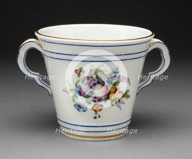 Wineglass Cooler, Sèvres, 1758. Creators: Sèvres Porcelain Manufactory, Pierre-Antoine Méreaud.