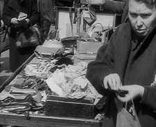 Civilians at a Market, 1942. Creator: British Pathe Ltd.