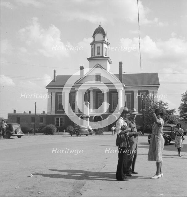 Courthouse, Pittsboro, North Carolina, 1939. Creator: Dorothea Lange.