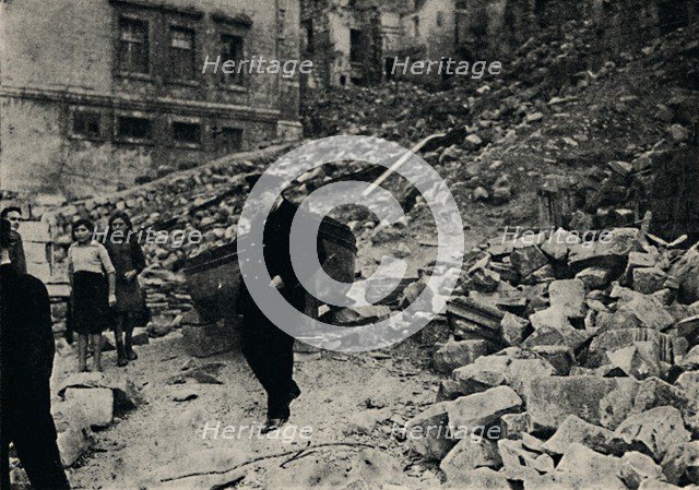 'Churchill Visits Battered Malta', 1943, (1945). Creator: Unknown.