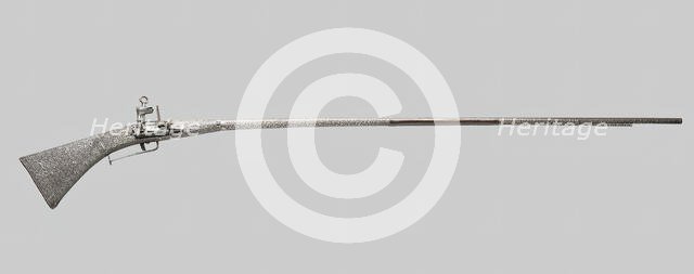 Flintlock Gun, Sardinia, 1725. Creator: Unknown.