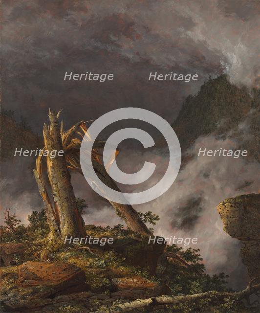 Storm in the Mountains, 1847. Creator: Frederic Edwin Church (American, 1826-1900).