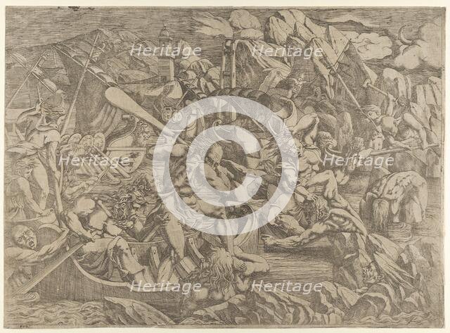 Revenge of Nauplius, 1540-45. Creator: Antonio Fantuzzi.