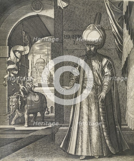 Sultan Suleiman I the Magnificent. Artist: Lorch, Melchior (1527–1588)