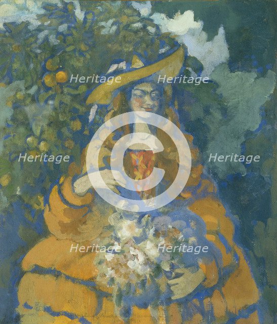 Columbina. Artist: Sapunov, Nikolai Nikolayevich (1880-1912)