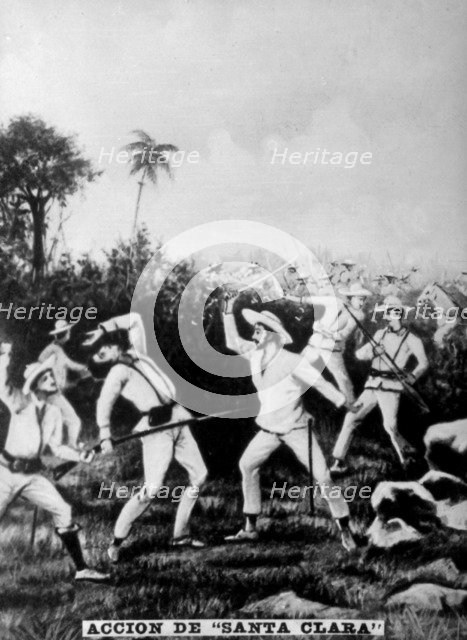 Battle of Santa Clara, (1895), 1920s. Artist: Unknown.