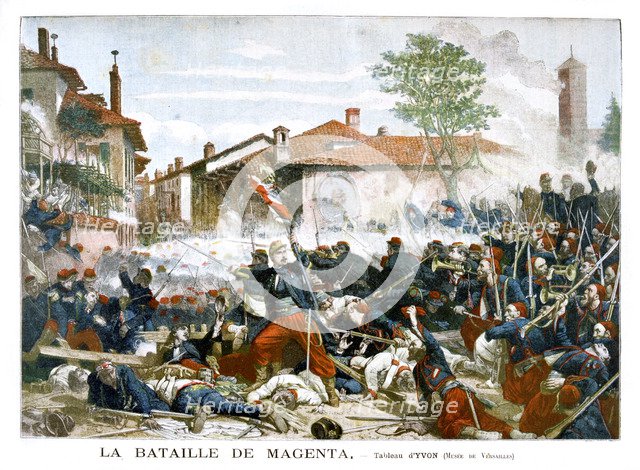 Battle of Magenta, 1859, (1901). Artist: Unknown