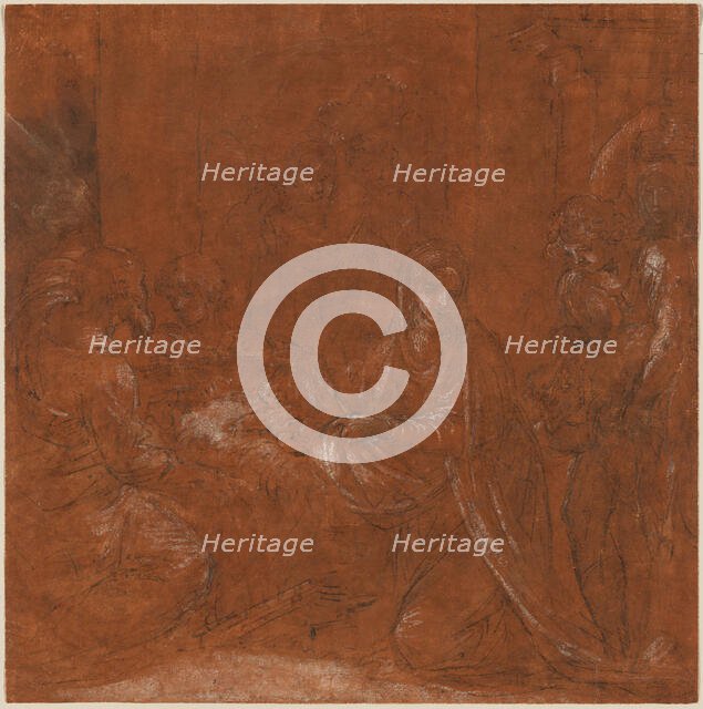 The Adoration of the Shepherds, 1611/12. Creator: Lodovico Carracci.