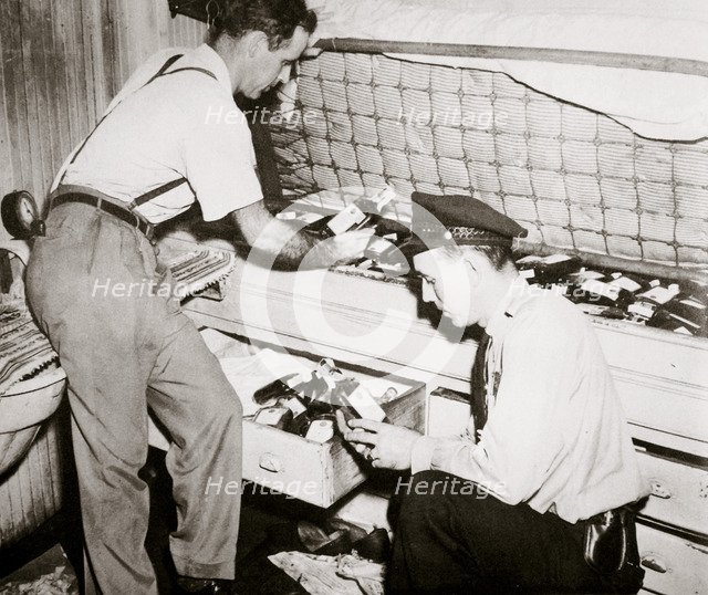 Enforcing prohibition, Norfolk, Virginia, USA, 1920s. Artist: Unknown