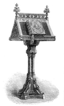 Lectern and Bible presented to the Prince of Wales, 1864. Creator: Unknown.