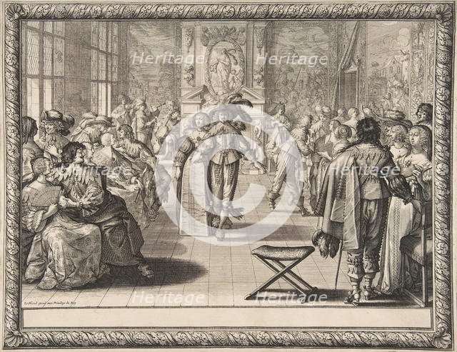 The Ball, ca. 1634. Creator: Abraham Bosse.