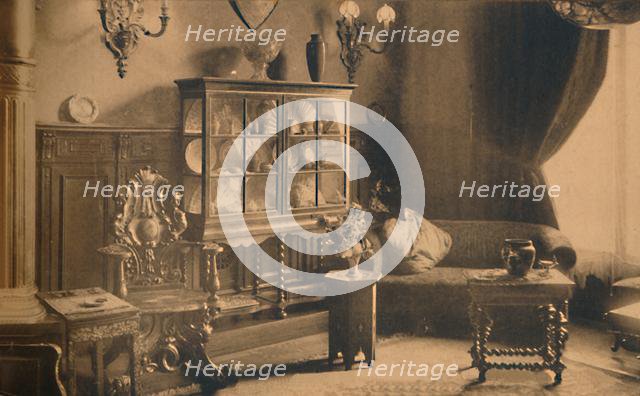 Smoking room at the Cuban Embassy in Brussels, Belgium, 1927. Creator: Unknown.