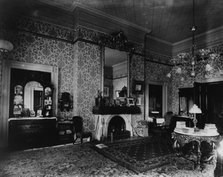 White House bedroom, c1893, printed later. Creator: Frances Benjamin Johnston.