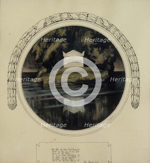 Final vignette of the poem The Fifth Day of July, 1897-1900. Creator: Albert Edelfelt.