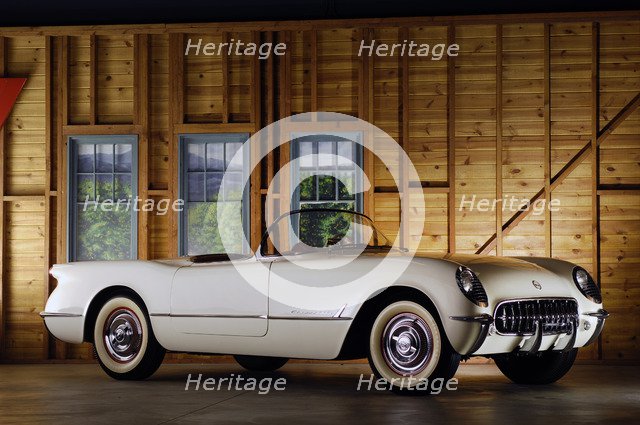 Chevrolet Corvette 1954 . Artist: Simon Clay.
