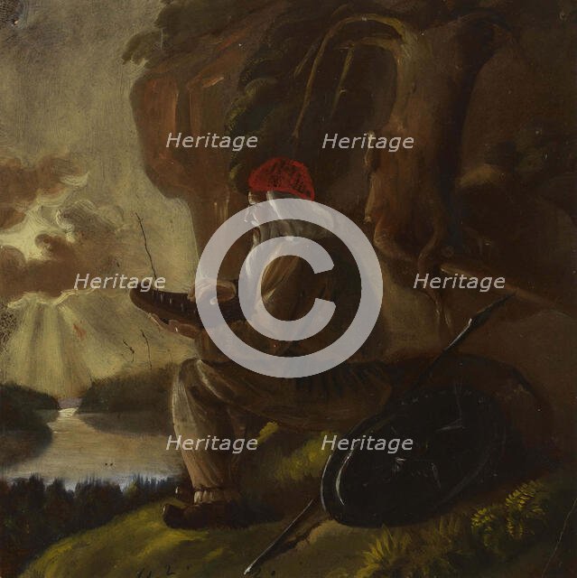 Väinämöinen, 1852. Creator: Karl Anders Ekman.