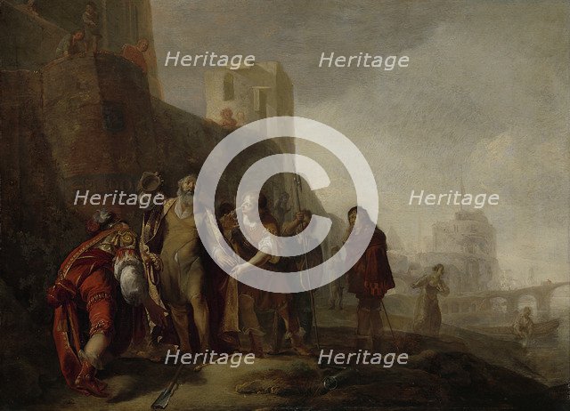 The Legates of Alexander the Great Investing the Gardener Abdalonymus with the Insignia of the Kingship of Sidon, 1649. Artist: Knüpfer, Nicolaes (1609-1655)