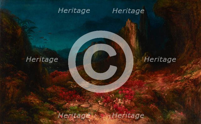 The Valley in the Sea, 1862. Creator: Edward Moran.