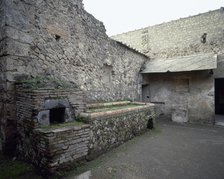 Villa of the Mysteries, Pompeii, Italy, 2002.  Creator: LTL.