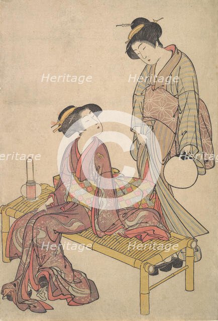 The Hand Lantern, ca. 1790. Creator: Kitao Shigemasa.