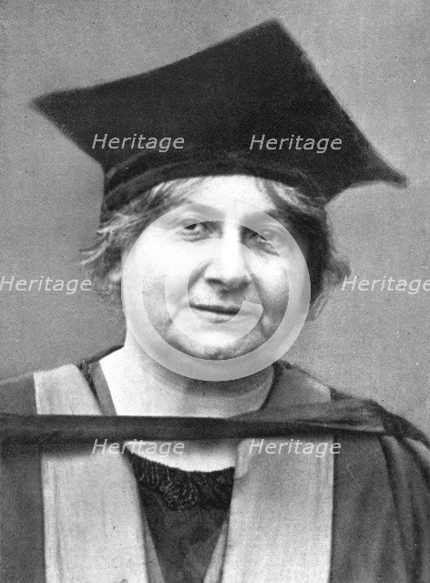 Dr Maria Montessori (1870-1952), Italian philosopher, 1926. Artist: Unknown